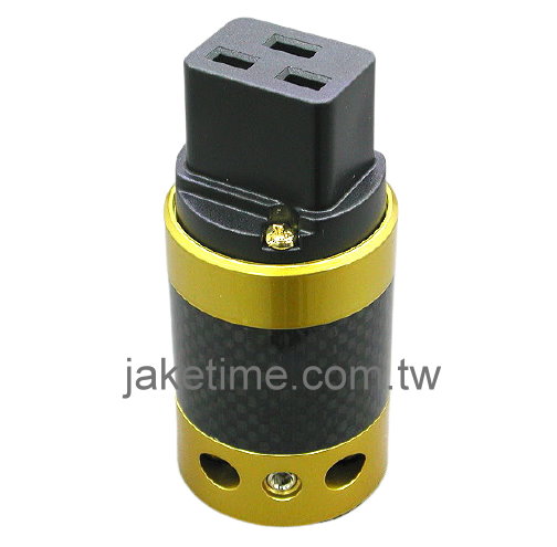 24K Gold-plated Audio Grade AC Power IEC C19R Receptacle