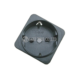 CEE 7/3 Schuko Power Socket, 1U 45mm*45mm, Protect Version, German/European (Server Rack/Rackmount Power Outlet)