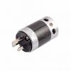 Audio Grade NEMA 5-15P Power Plug Silver, Carbon Shell, Rhodium Plated