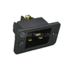 Audio Grade Hi-Fi IEC 60320 C20 Inlet, Black, Gold Plated