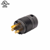 Audio Grade Hi-Fi AC Plug Jake Time Brand NEMA 5-15P Black, Gold Plated Cable Maximum 17mm