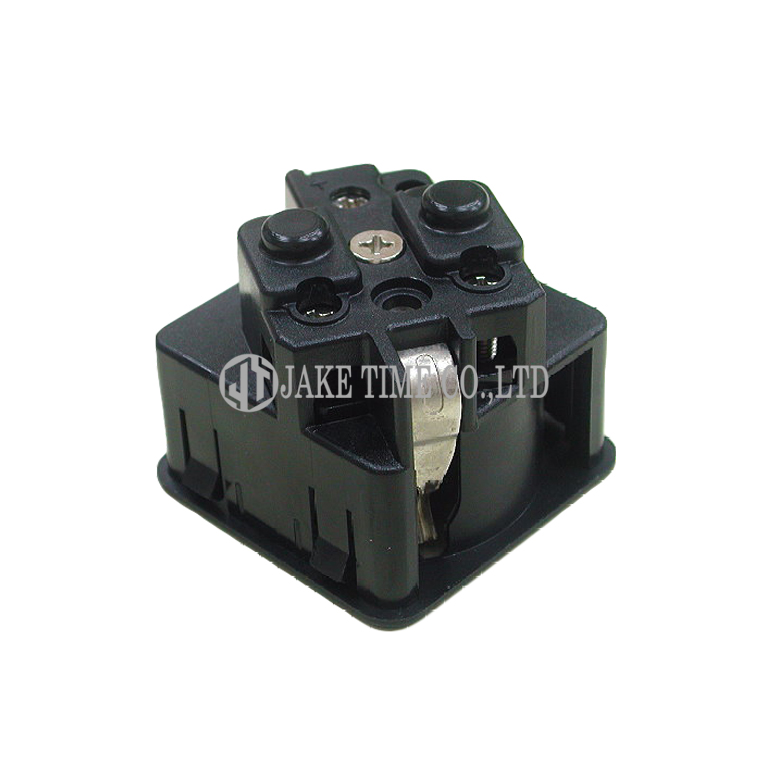 CEE 7/3 Schuko Power Socket, 1U 45mm*45mm, Protect Version, German/European (Server Rack/Rackmount Power Outlet)