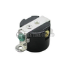 Audio Grade Hi-Fi AC Single Receptacle NEMA 5-15R Black, Rhodium Plated