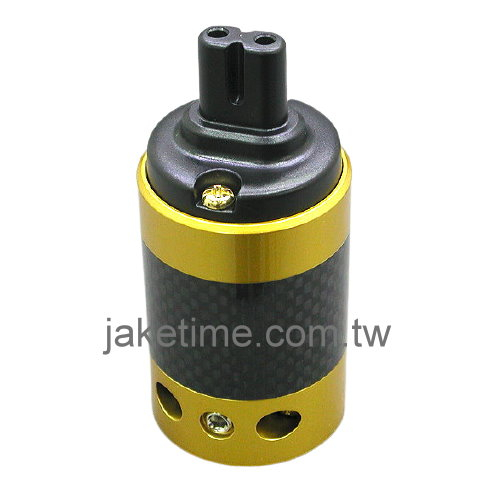 24K Gold-plated Audio Grade AC Power IEC C7R Receptacle