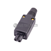 Audio Connector IEC 60320 C7 Power Connector Black, Gold Plated Maximum 16mm