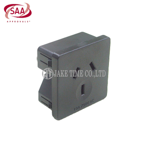 AS/NZS 3112 (10A) Power Socket, 1U 45mm*45mm, Australia (Server Rack/Rackmount Power Outlet)